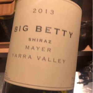 Big Betty Shiraz - Mayer - Timo Mayer 