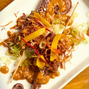 Bio Pork Belly & Octopus Satay - Sansho - 798486