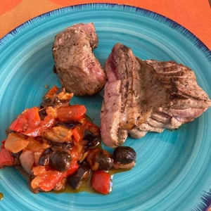 Bistecca Di Tonno Rosso E Caponatina - Lido Sabbiadoro - 518499