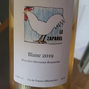 Blanc 2019 - Domaine Saint Julien - Le Zaparel - Stéphanie Minder & Paco Aeschlimann 