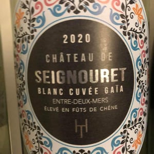 Blanc cuvée Gaia - Chateau de Seignouret - Seignouret Freres -2020