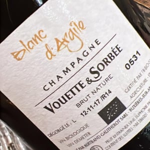 Blanc d'Argile - Brut Nature - Vouette & Sorbée - Héloïse et Bertrand Gautherot 