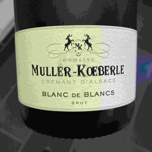 Blanc de blancs Brut - Zéro Dosage - Domaine Muller-Koeberle - David Koeberle 