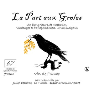 La Part aux Groles - Blanc de macération
