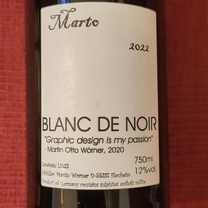 Blanc de Noir - Marto Wines - Weingut Wörner - Martin Wörner -2022