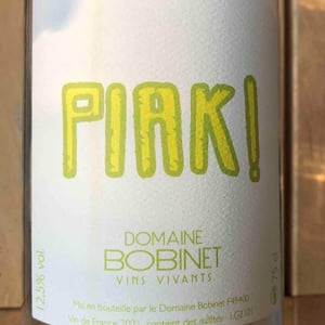 Domaine Calvez-Bobinet - Sébastien Bobinet & Emeline Calvez - Piak blanc