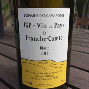 IGP Vin De Pays De Franche-Comte Blanc - Domaine des Cavarodes - etienne-thiebaud