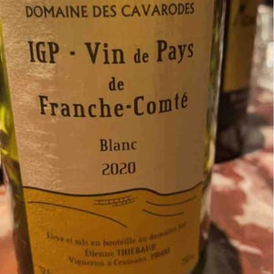 IGP Vin De Pays De Franche-Comte Blanc - Domaine des Cavarodes - etienne-thiebaud