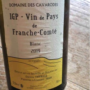 Domaine des Cavarodes - Etienne Thiebaud - IGP Vin De Pays De Franche-Comte Blanc