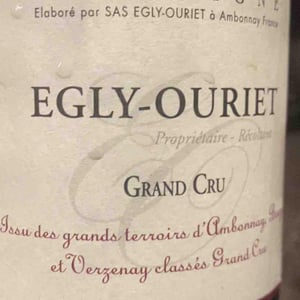 Blancs de Noirs Grand Cru Les Crayères Brut - Egly-Ouriet - Francis Egly-Ouriet 
