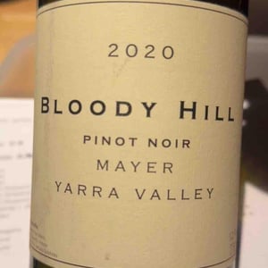 Bloody Hill Pinot Noir - Mayer - Timo Mayer 