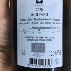 Bob Singlar Rouge - Domaine de la Mongestine - maxime-gamard-celine-harry-gozlan