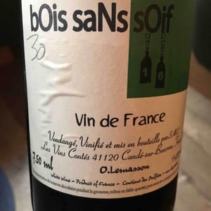 Les Vins Contés (CLOSED) - Olivier Lemasson (CLOSED) - BOis saNs sOif