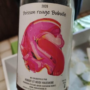 Boisson Rouge Bubulle - Vin Hausherr - hubert-heidi-hausherr