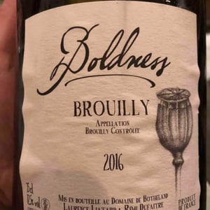 Boldness - Domaine de Botheland - Rémi Dufaitre & Laurence Liatard 
