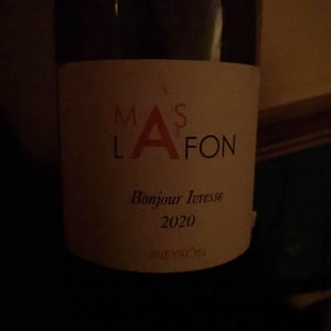 Bonjour Ivresse - Mas Lafon - Jean-Baptiste Lafon -2020