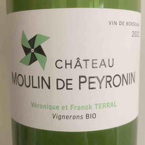 Bordeaux blanc - Château Moulin de Peyronin - franck-et-veronique-terral -2022