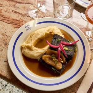 Boudin Noir, Purée - Restaurant Hôtel du Sentier - 776592