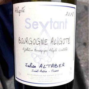 Bourgogne Aligoté - Sextant - Julien Altaber & Carole Schwab 