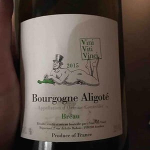 Bourgogne Aligoté - "Bréau" - Vini Viti Vinci - nicolas-vauthier-kikro