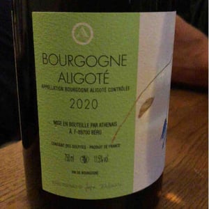 Bourgogne Aligoté - Château de Béru - Athénaïs de Béru -2018