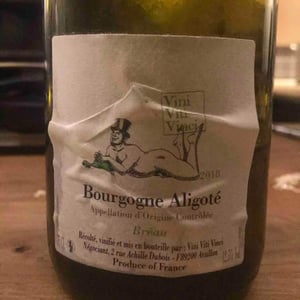 Bourgogne Aligoté - Vini Viti Vinci - Nicolas Vauthier "Kikro" 