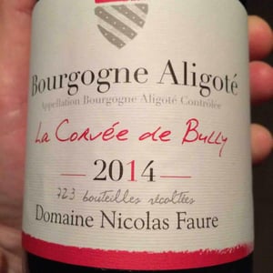 Bourgogne Aligoté La Corvée De Bully - Domaine Nicolas Faure - nicolas-faure