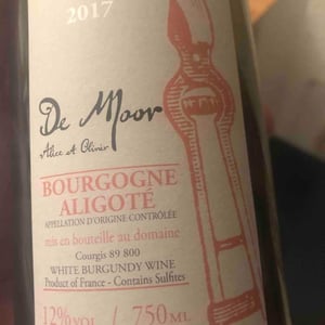 Bourgogne Aligoté 2017