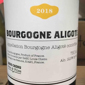 Bourgogne Aligoté - Louis Chenu Père & Filles - juliette-caroline-chenu