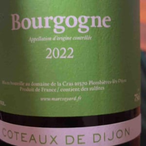 Bourgogne (blanc) - Domaine de la Cras - Marc Soyard 