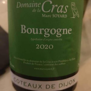 Domaine de la Cras - Marc Soyard - Bourgogne (blanc)