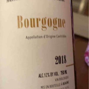 Bourgogne Blanc 2018 - Domaine Emmanuel Giboulot - Emmanuel Giboulot