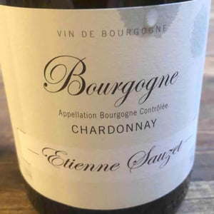 Bourgogne Chardonnay - Etienne Sauzet - Émilie Boudot & Benoît Riffault 