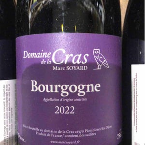 Bourgogne Côteaux de Dijon Rouge - Domaine de la Cras - marc-soyard