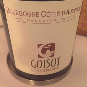 Bourgogne Côtes D’Auxerre (Rouge) - Domaine Goisot - guilhem-jean-hugues-goisot