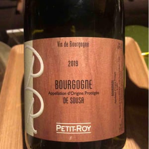 Bourgogne "De Sousa" - Domaine Petit-Roy - Seiichi Saito 