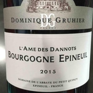 Bourgogne EPINEUIL L’âme Des Dannots - Domaine Dominique Gruhier - dominique-gruhier