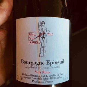 Bourgogne Epineuil "Vals Noir" - Vini Viti Vinci - nicolas-vauthier-kikro