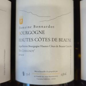 Bourgogne Hautes Côtes de Beaune En Cheignot - Domaine Bonnardot - antoine-ludovic-emilien-bonnardot -2021