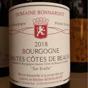 Bourgogne Hautes-Côtes de Beaune "Sur Evelle" - Domaine Bonnardot - Antoine, Ludovic & Emilien Bonnardot 