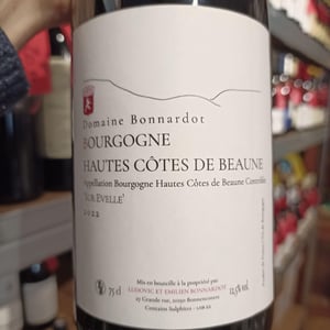 Bourgogne Hautes-Côtes de Beaune "Sur Evelle" - Domaine Bonnardot - Antoine, Ludovic & Emilien Bonnardot 