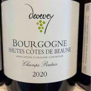 Bourgogne Hautes Cotes De Bene "Champs Pedrix" - Devevey - Jean-Yves Devevey -2018