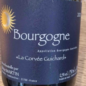 Bourgogne La Corvée Guichard - Domaine Brice Martin - Brice Martin -2018