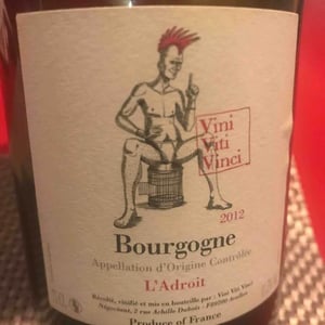 Bourgogne "L'Adroit" - Vini Viti Vinci - Nicolas Vauthier "Kikro" 