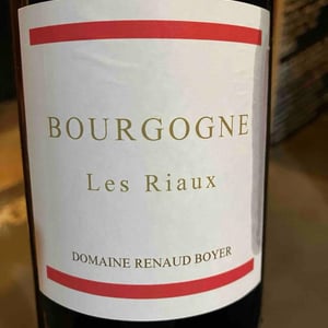 Bourgogne "Les Riaux" - Rouge - Domaine Renaud Boyer - Renaud Boyer 