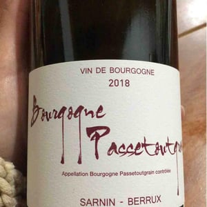 Bourgogne Passetoutgrain - Sarnin-Berrux - Jean-Pascal Sarnin & Jean-Marie Berrux 