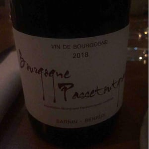 Bourgogne Passetoutgrain - Sarnin-Berrux - Jean-Pascal Sarnin & Jean-Marie Berrux 