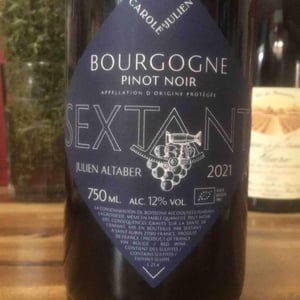 Bourgogne Pinot Noir - Sextant - julien-altaber-carole-schwab -2021