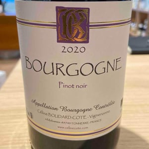 Bourgogne Pinot Noir - Céline Coté - Céline Boudard-Coté -2020