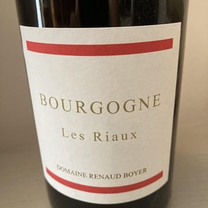 Bourgogne "Les Riaux" - Rouge - Domaine Renaud Boyer - renaud-boyer